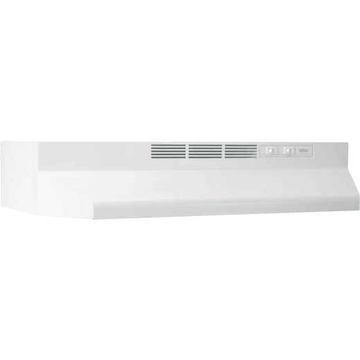 Broan-Nutone 41000 Series 24 In. Non-Ducted White Range Hood