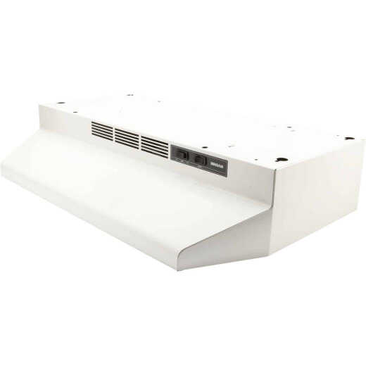 Broan-Nutone 41000 Series 30 In. Non-Ducted White Range Hood